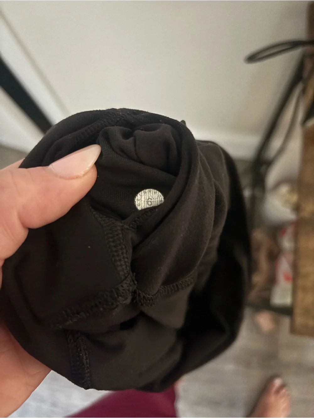 Lululemon Black High Rise Yoga Leggings Size 6 Athletic Workout Pants